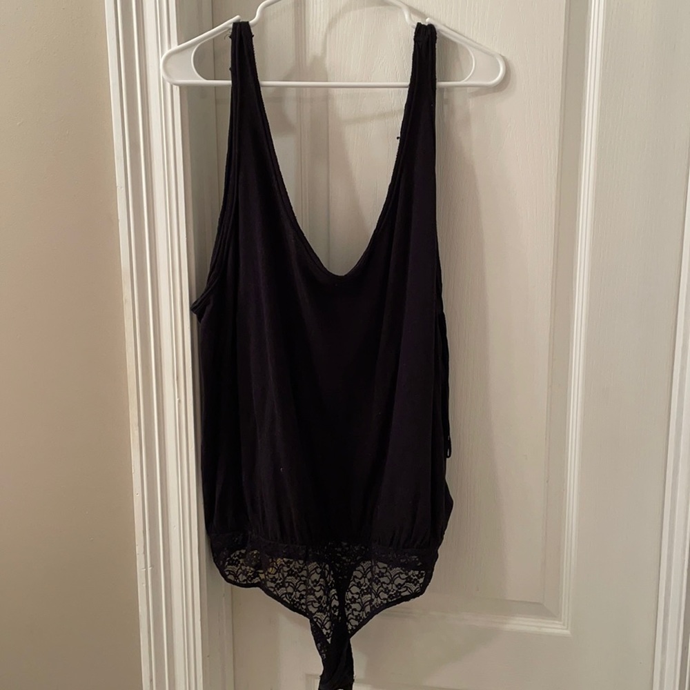 Black Free People bodysuit